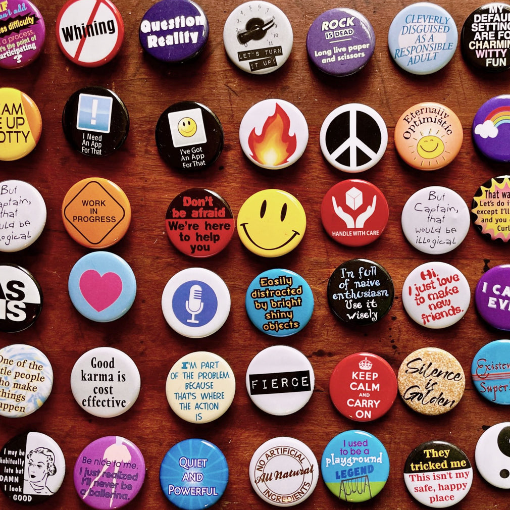 Conversation Starter Pins
