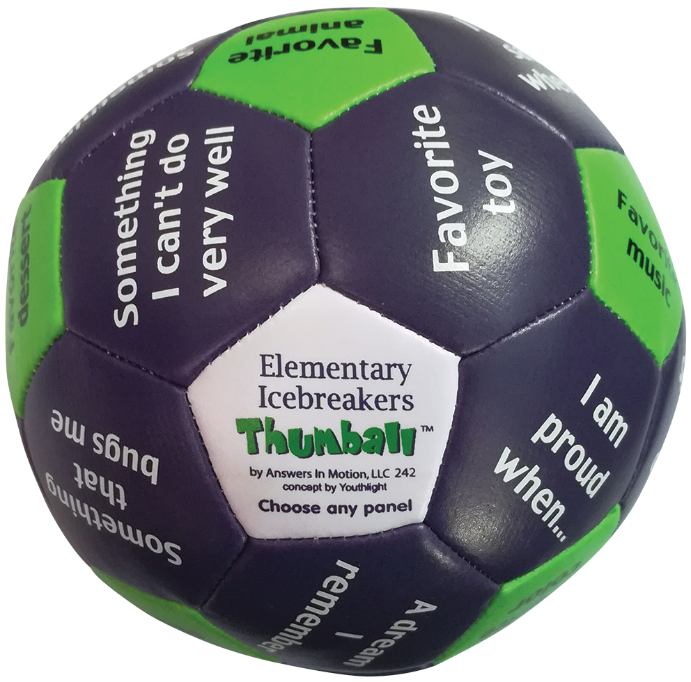 Elementary Icebreaker Thumball (4")